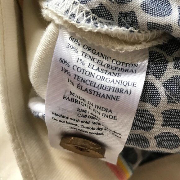 Faherty All Day Bermuda Shorts Mens 38 Stone White Organic Cotton 9" Inseam - Picture 9 of 12